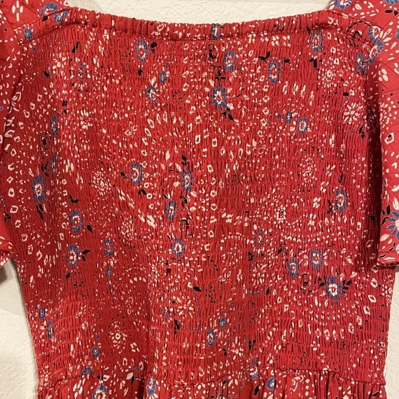 Angie Red Floral Mini Dress - Picture 5 of 13